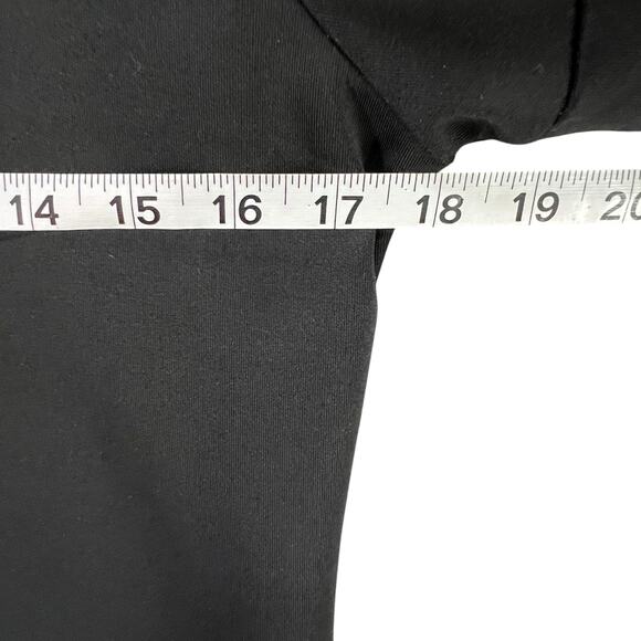 Fabletics Tilly Sweatshirt Dress S Black Neoprene Stretch Perforated Comfort - Picture 7 of 14